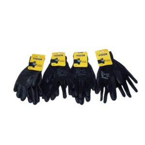 GUANTE NITRILO SEGURIDAD NEGRO TALLA L-9 VIGOR