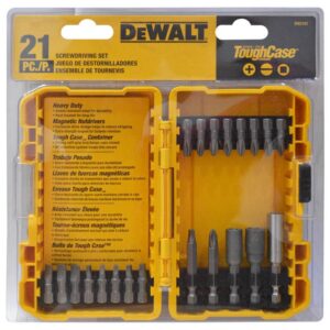 PUNTAS TALADRO DEWALT X 21 ESTUCHE (JUEGO) (DW2161)
