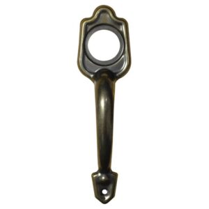 MANIJA PUERTA GATO EMPERADOR COBRE ANTICADO (767)