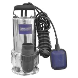ELECTROBOMBA SUMERGIBLE 1.6 HP PARA AGUA SUCIA (ALT MAX 9 MTRS TOOLCRAFT (TC4575