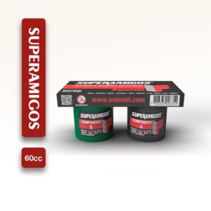 PEGATANQUE SUPERAMIGOS EPOXI NEGRO 60 CC (SANE57) (PATERNIT)