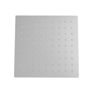 DUCHA REGADERA UDUKE CROMADA ACERO INOXIDABLE 8 CUADRADA (HT80140)