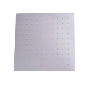 DUCHA REGADERA UDUKE CROMADA ACERO INOXIDABLE 10 CUADRADA (HT80147)