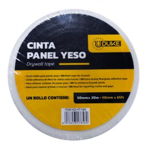 CINTA PANEL YESO FIBRA DE VIDRIO X 20M 2 PUL UDUKE (HT80169)