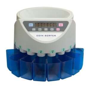 MAQUINA CONTADORA Y SEPARADORA DE MONEDAS ELECTRONICA CON PANTALLA (HT80255)1253