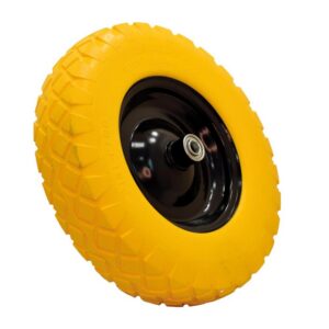 LLANTA BUGUI ANTIPINCHAZO AMARILLA CON RIN 4.8 - 4.00-8 KACHE TOOLS (25558)