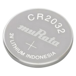 PILA MONEDA MURATA LITHIUM 3V CR2032 BLISTER X 5 (PRECIO X UNIDAD)