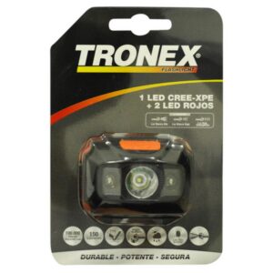 LINTERNA MINERO TRONEX 3 LED 150 LUMENES ( PILA AAA ) (TRL150LR03PL)