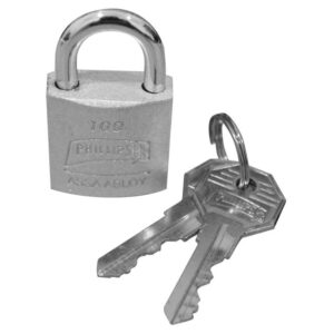 CANDADO PHILLIPS CROMADO OPACO 25 (YALE-ASSA ABLOY) (8852)