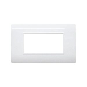 LINEA BK PLUS TAPA COLOR BLANCA MODULO DOBLE (118K-202)(HT20732)