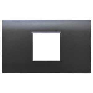 LINEA BK PLUS TAPA COLOR GRIS MODULO SENCILLO (118K-201-MGRY)(HT20735)