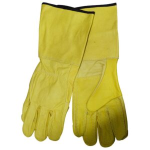 GUANTE INGENIERO LARGO NACIONAL AMARILLO CON REFUERZO EXTERNO