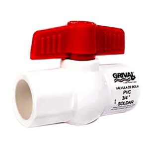 LINEA GRIVAL LLAVE BOLA PVC LISA 3/4 (797513331 (PAQ X 6