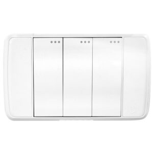 LINEA FUTURA BLANCA INCRUSTAR SWICHE TRIPLE DUKE ENERGY (V16-009)