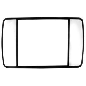 LINEA FUTURA BLANCA INCRUSTAR TAPA DOBLE BLANCA Y BORDE NEGRO DUKE ENERGY (V16-02N)