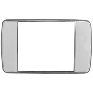 LINEA FUTURA BLANCA INCRUSTAR TAPA DOBLE BLANCA Y BORDE CROMADO DUKE ENERGY (V16-02P)