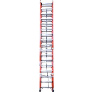 ESCALERA DE FIBRA DE VIDRIO ESCALUMEX 32 PELDAÑOS ROJA 136KLGS-9.76MTS