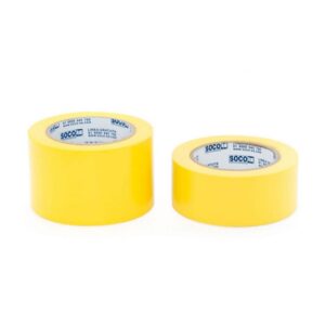 CINTA SOCO ADHESIVA DEMARCACION DE PISO Y/O SEGURIDAD AMARILLA 2" X 33 MTS (48X33)