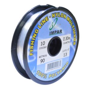 NYLON IMPAR 20 LBS 0.45MM (PAQ X 6) (CARRETO X 100MTRS) (PRECIO X UND)