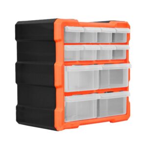 BANDEJA ORGANIZADORA 4 GAVETAS MEDIANAS Y 8 PEQUENAS PLASTICAS (26*26*16 CMS) (HT90301)