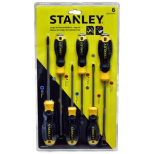 DESTORNILLADOR STANLEY ORIGINAL X 6 (JUEGO)BLISTER) PUNTA IMANTADA(STMT66672-840)