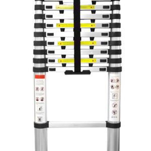 ESCALERA DE ALUMINIO TELESCOPICA 10 PELDANOS UDUKE (320CM) (HT1318)(CAP 150KG)