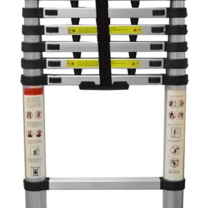 ESCALERA DE ALUMINIO TELESCOPICA 8 PELDANOS UDUKE (260CM) (HT1320)(CAP 150KG)