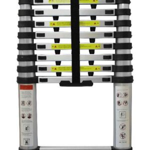 ESCALERA DE ALUMINIO TELESCOPICA 12 PELDANOS UDUKE (380CM) (HT1321)(CAP 150KG