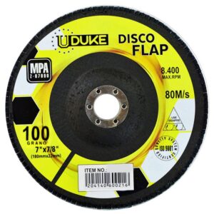 DISCO FLAP UDUKE 7 GRANO 100 (180MM X 22MM) (HT1342)