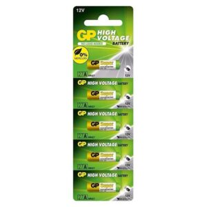 PILA GP 12V PARA TIMBRES Y ALARMAS (27A) BLISTER X 5 (PRECIO X UNIDAD)