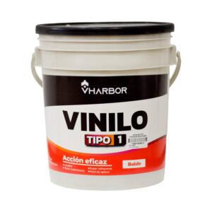 PINTURA VINILO TIPO 1 INTERIOR BLANCO BALDE (VHARBOR)