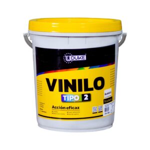 PINTURA VINILO TIPO 2 INTERIOR BLANCO CUÑETE (UDUKE)