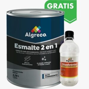 ESMALTE RAPIDO 2 EN 1 BLANCO GALON (92300120 (ALGRECO) BONIFICADO DISOLVENTE GRATIS
