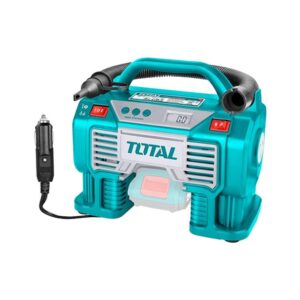 COMPRESOR MINI INALAMBRICO 20V 160PSI AUTOMATICO PARA CARRO BATERIA Y CARGADOR NO INCLUIDO TOTAL (TACLI2002)