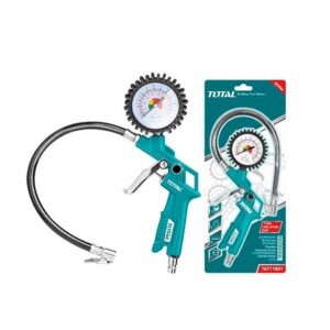 PISTOLA DE AIRE CON MEDIDOR DE PRESION PARA LLANTAS TOTAL (TAT11601)