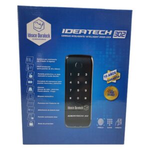 CERRADURA DIGITAL INTELIGENTE 3 FUNCIONES IDEATECH 302 HUELLA-CLAVE-TARJETA (730201)*