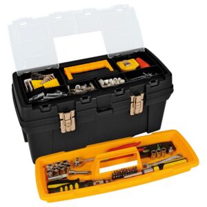 CAJA HERRAMIENTA 20 PLUS CERR METALICA NEGRA RIMAX (6450)