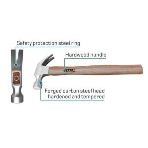 MARTILLO 16 OZ MANGO MADERA SUPER SELECT TOTAL (THTW7316)