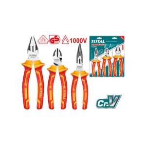 JUEGO DE ALICATES AISLADOS X 3 PZS INDUSTRIAL (PINZA 6CORTAFRIO 6ALICATE 8) TOTAL (THT2K0302)