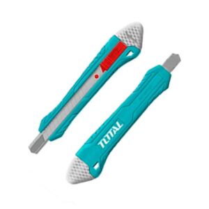 BISTURI 9 X 80 MM MANGO CAUCHO CON AUTO BLOQUEO Y PULSADOR PLANO TOTAL (THT5110916)