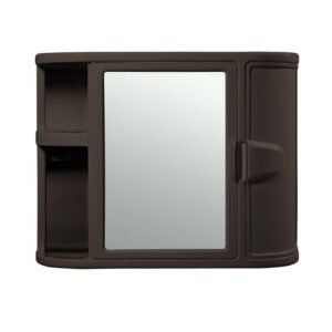 GABINETE BAÑO CON ESPEJO WENGUE RIMAX (7668)