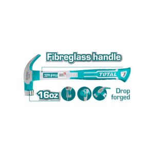 MARTILLO 16 OZ INDUSTRIAL METALICO MANGO FIBRA DE VIDRIO TOTAL (THTCH0166)