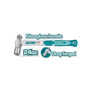 MARTILLO BOLA 24 OZ MANGO FIBRA DE VIDRIO TOTAL (THT74246)