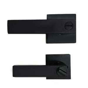 CHAPA MANIJA CUADRADA NEGRA BAÑO GATO PESADA (736604)