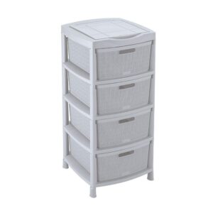 GAVETERO FIQUE 4 GAVETAS GRIS HIELO RIMAX (12549)