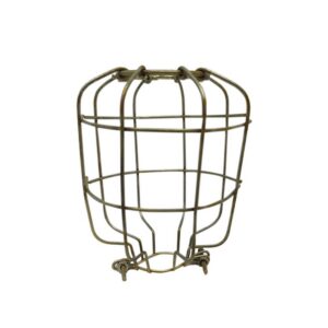 CANASTILLA PARA BOMBILLO LED # 2 MEDIANA ZINCADA ( 10W - 12W - 15W )