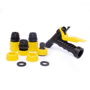 PISTOLA MANGUERA PLASTICA CON UNION Y DOS ADAPTADORES RAPIDOS PLASTGRIFOS (3200500)*