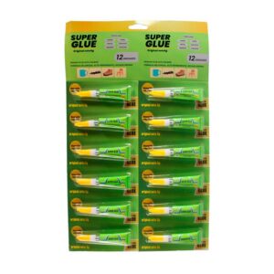 SUPER GLUE CARTON VERDE X 12 UNIDADES (3 GRS) (PAC30043A-1339)