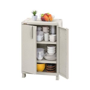 ARMARIO MEDIANO RATTAN TAUPE RIMAX (10367)