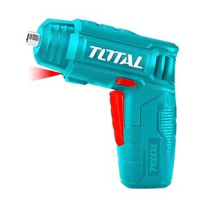 ATORNILLADOR INALAMBRICO 4V ESTUCHE PLASTICO + 37 PIEZAS SUPER SELECT TOTAL (THKTHP10386)